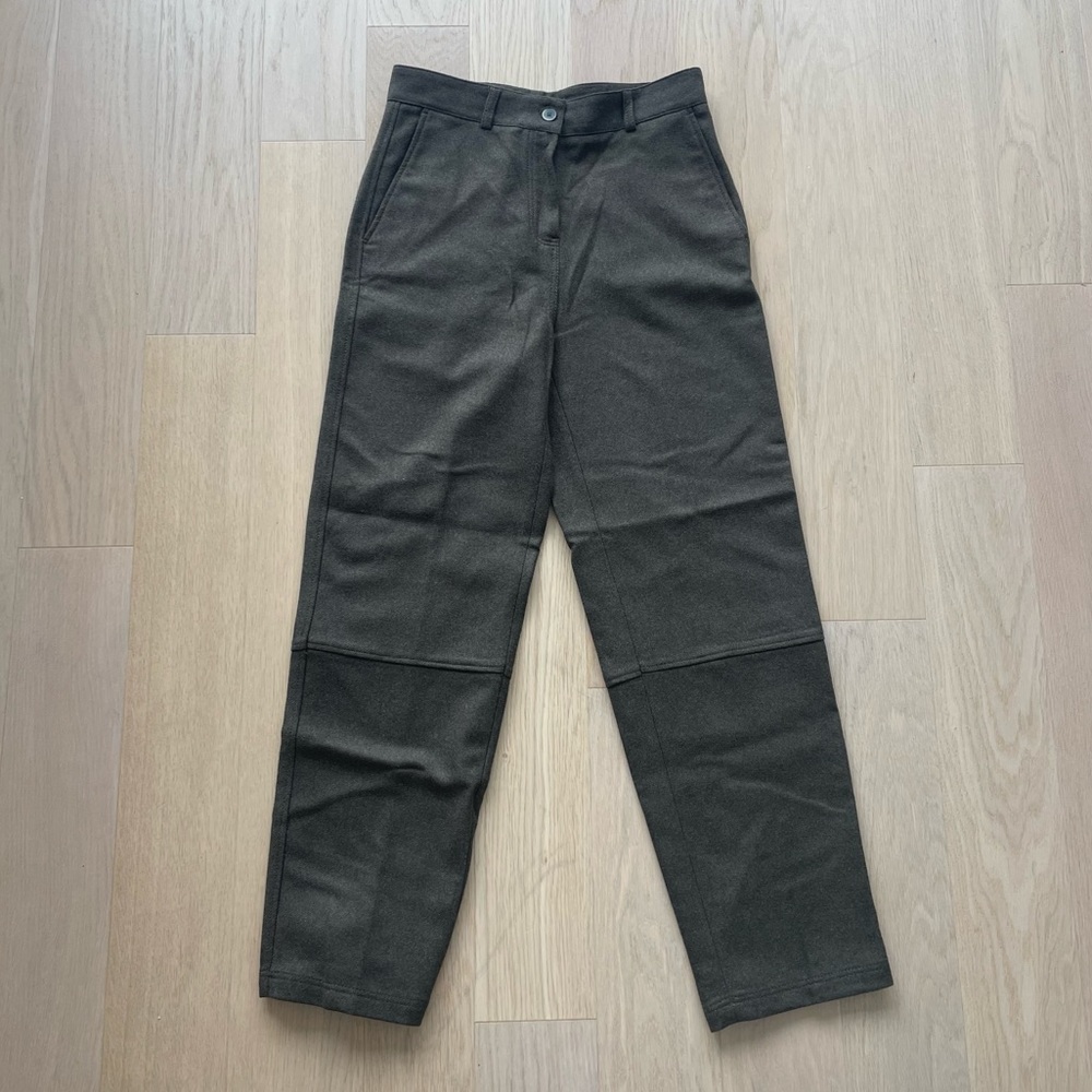 Massimo Dutti Darted Wool Trousers